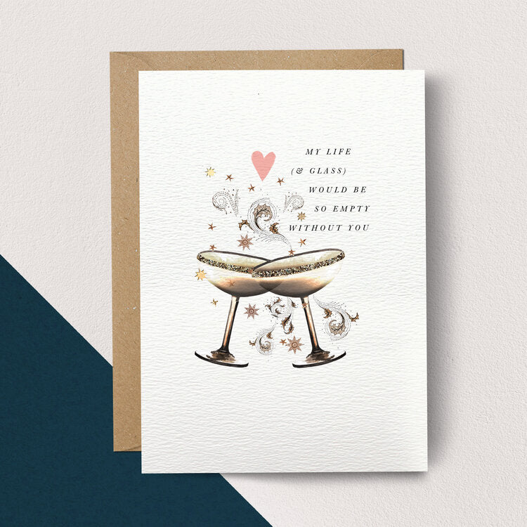 Stephanie Davies Empty Glass Card