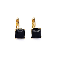 Load image into Gallery viewer, 4 Claw Princess Cut Earrings - 5 colours
