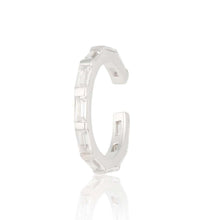 Load image into Gallery viewer, Baguette Single Ear Cuff - Silver or Gold
