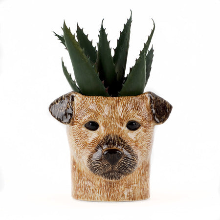 Quail Border Terrier Pencil Pot