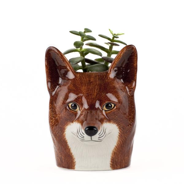 Quail Fox Pencil Pot