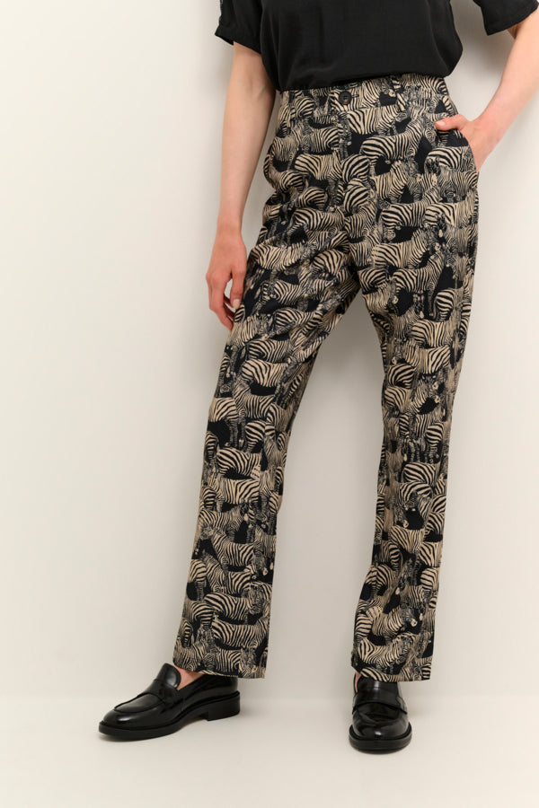 Culture Melania Zebra Trousers