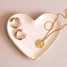 Load image into Gallery viewer, Lisa Angel Pink Heart Trinket Dish
