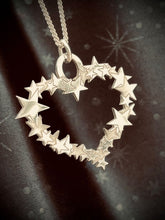 Load image into Gallery viewer, Carter Gore Silver Pendant Star Heart
