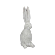 Load image into Gallery viewer, White Wash Stone Effect Hare - Available in  2 Sizes
