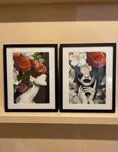 Load image into Gallery viewer, Flower Lady Profile Print (Small &amp; Large) Frames
