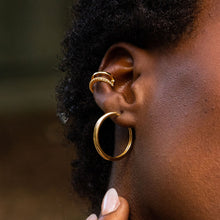 Load image into Gallery viewer, Scream Pretty Double Band Single Ear Cuff - Silver or Gold
