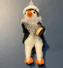 Load image into Gallery viewer, Penguin with Black Coat  Christmas Decoration - 2 variants
