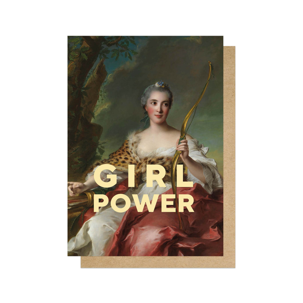Girl Power - Greeting Card