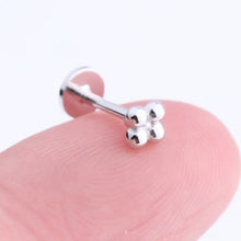 Load image into Gallery viewer, Cartilage Cartel Solderdot Labret - Gold &amp; Silver
