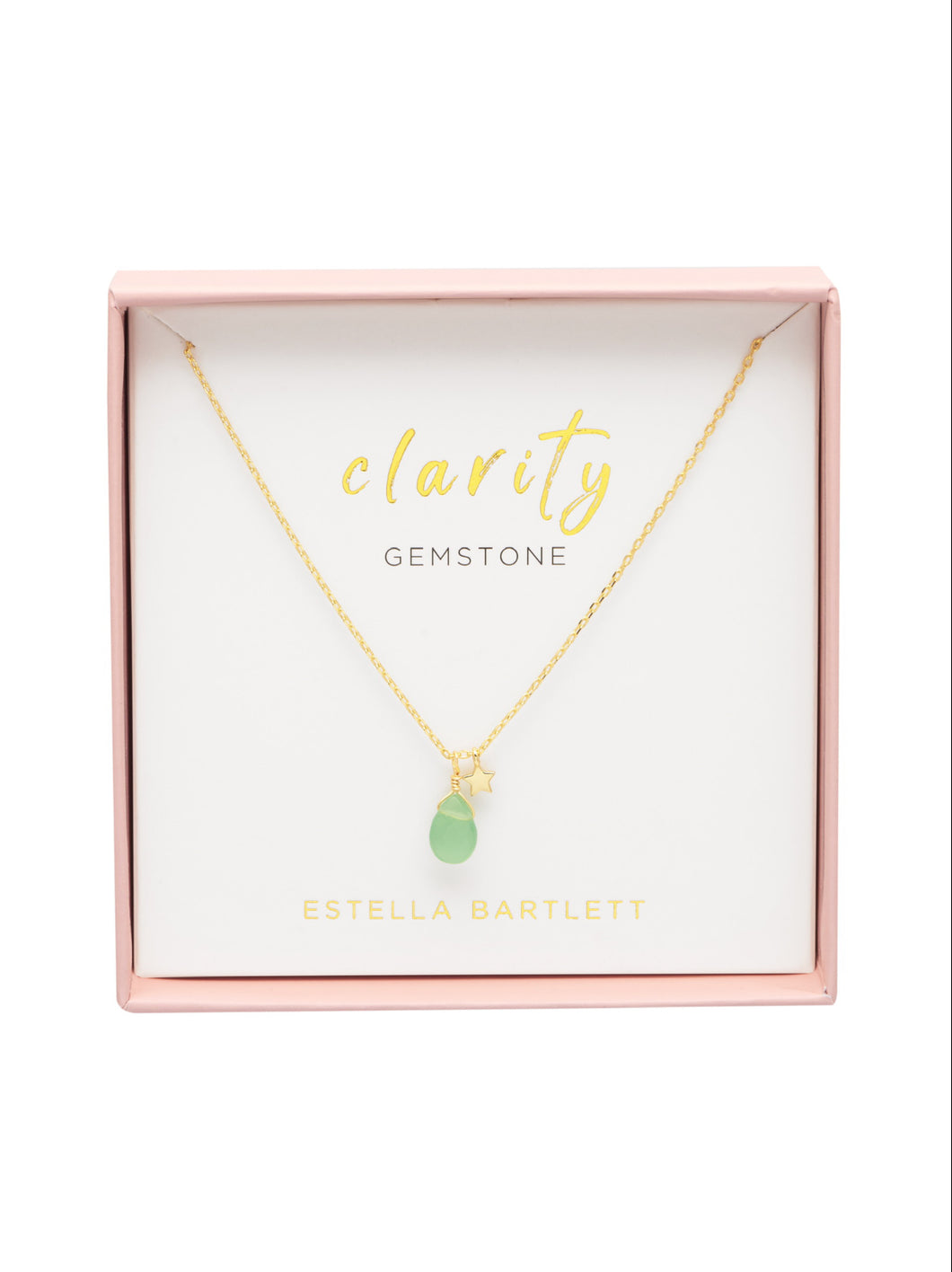 Estella Bartlett Agate Briolette Star Charm Necklace