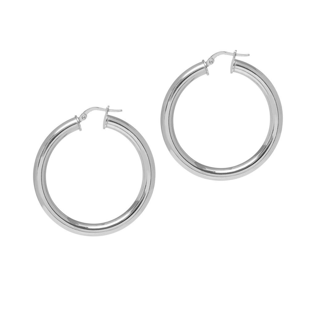 The Hoop Station La Curvaceous Silver 33mm