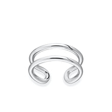 Load image into Gallery viewer, Scream Pretty Double Band Toe Ring
