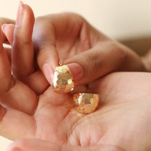 Load image into Gallery viewer, Lisa Angel Wide Hammered Hoops - Gold &amp; Silver
