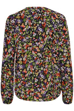 Load image into Gallery viewer, B Young Bright Floral Ibane V Neck Blouse
