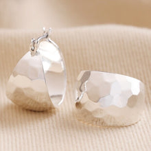 Load image into Gallery viewer, Lisa Angel Wide Hammered Hoops - Gold &amp; Silver

