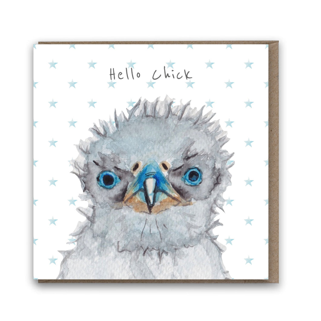 Lil Wabbit Baby Eagle Card