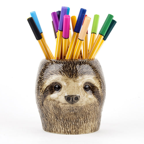 Quail Sloth Pencil Pot