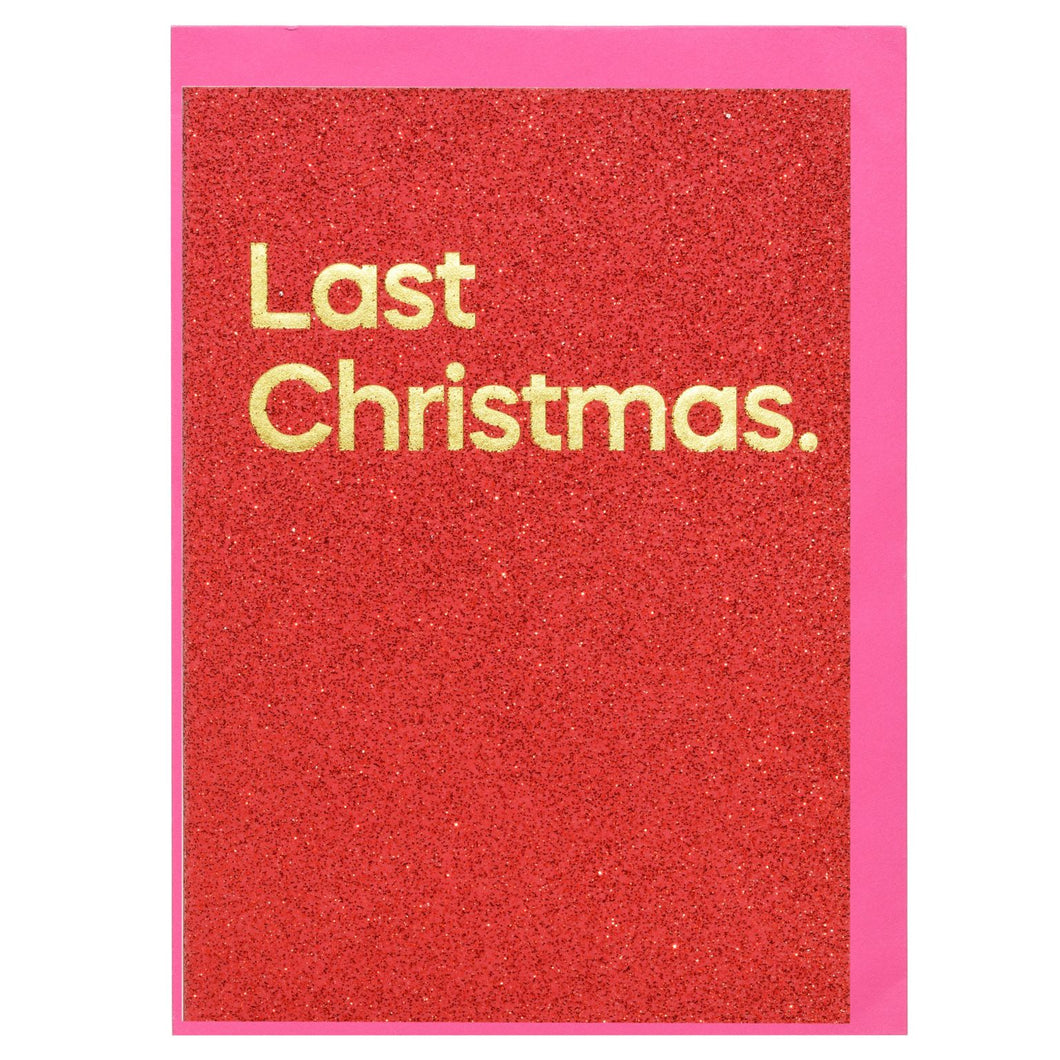‘Last Christmas’ Song Card