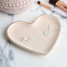 Load image into Gallery viewer, Lisa Angel Pink Heart Trinket Dish
