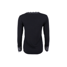 Load image into Gallery viewer, Black Colour DK Hallie Top
