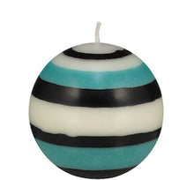 Load image into Gallery viewer, Small Striped Ball Candle
