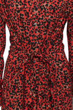 Load image into Gallery viewer, ICHI Vera Leo Print Dress
