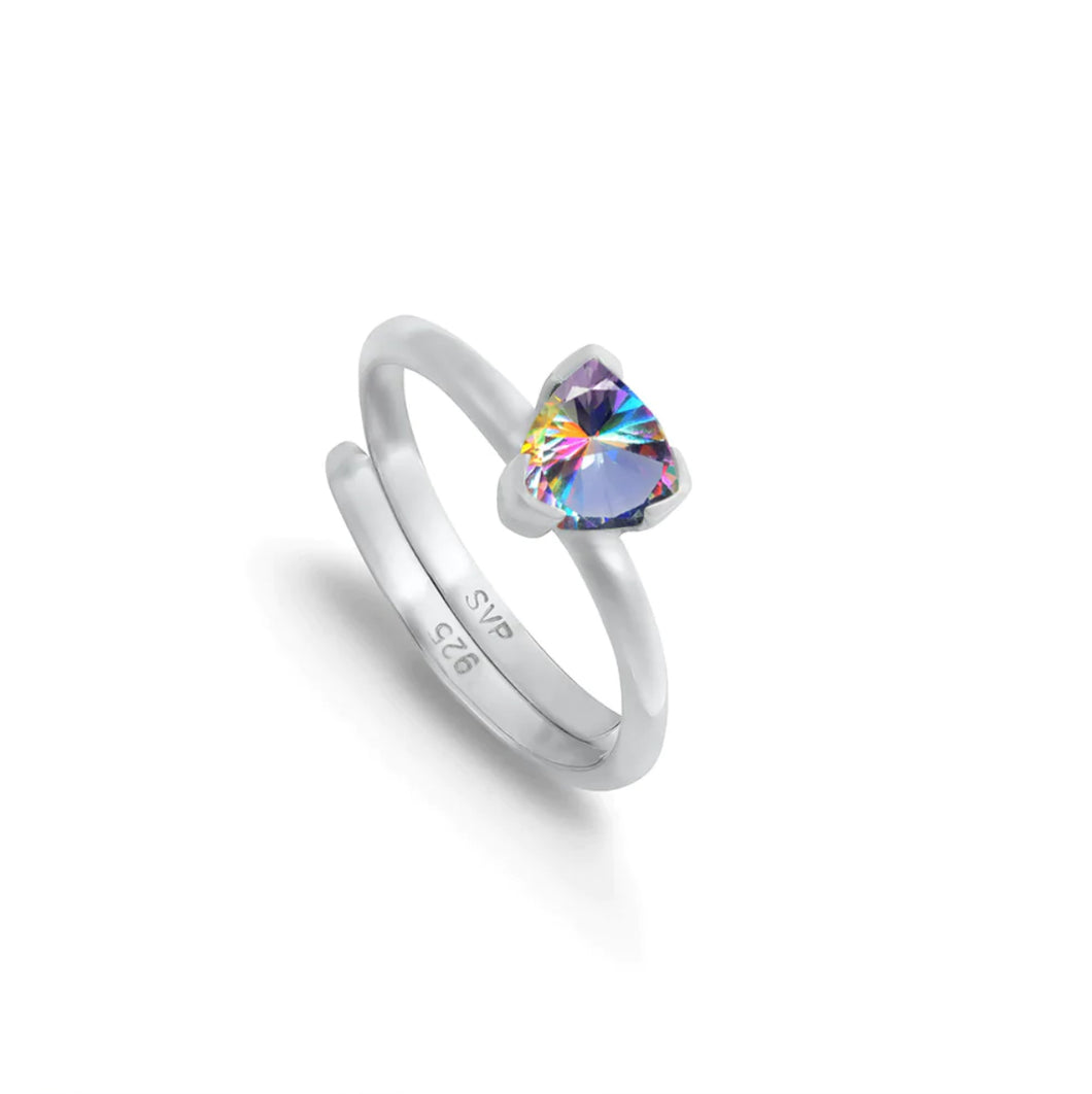 SVP Audie Mystic Topaz Adjustable Ring