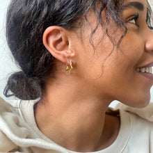 Load image into Gallery viewer, Lisa Angel Star Hoop Earrings - Gold &amp; Silver
