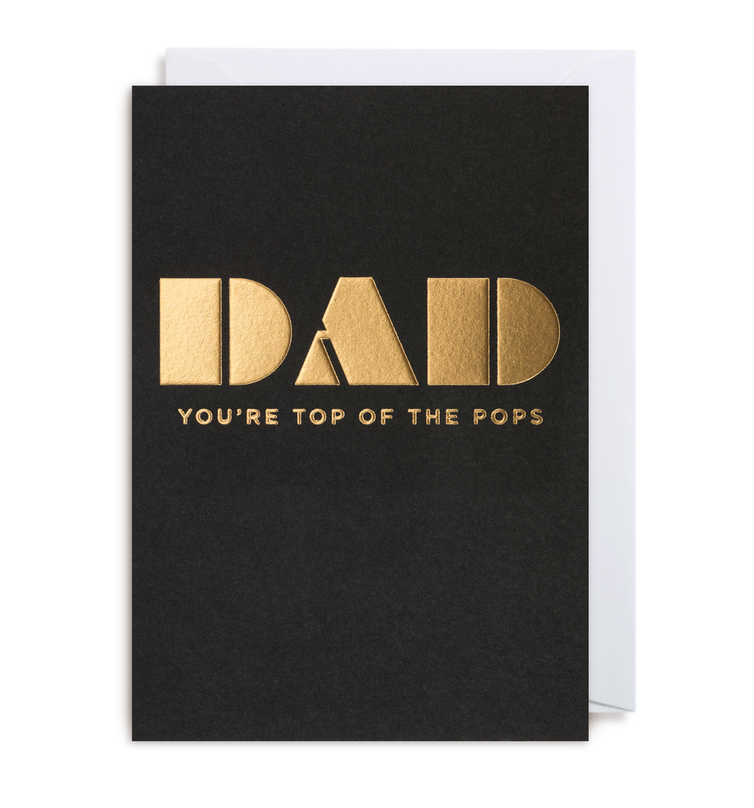 Dad Top Of The Pops  - Greeting Card