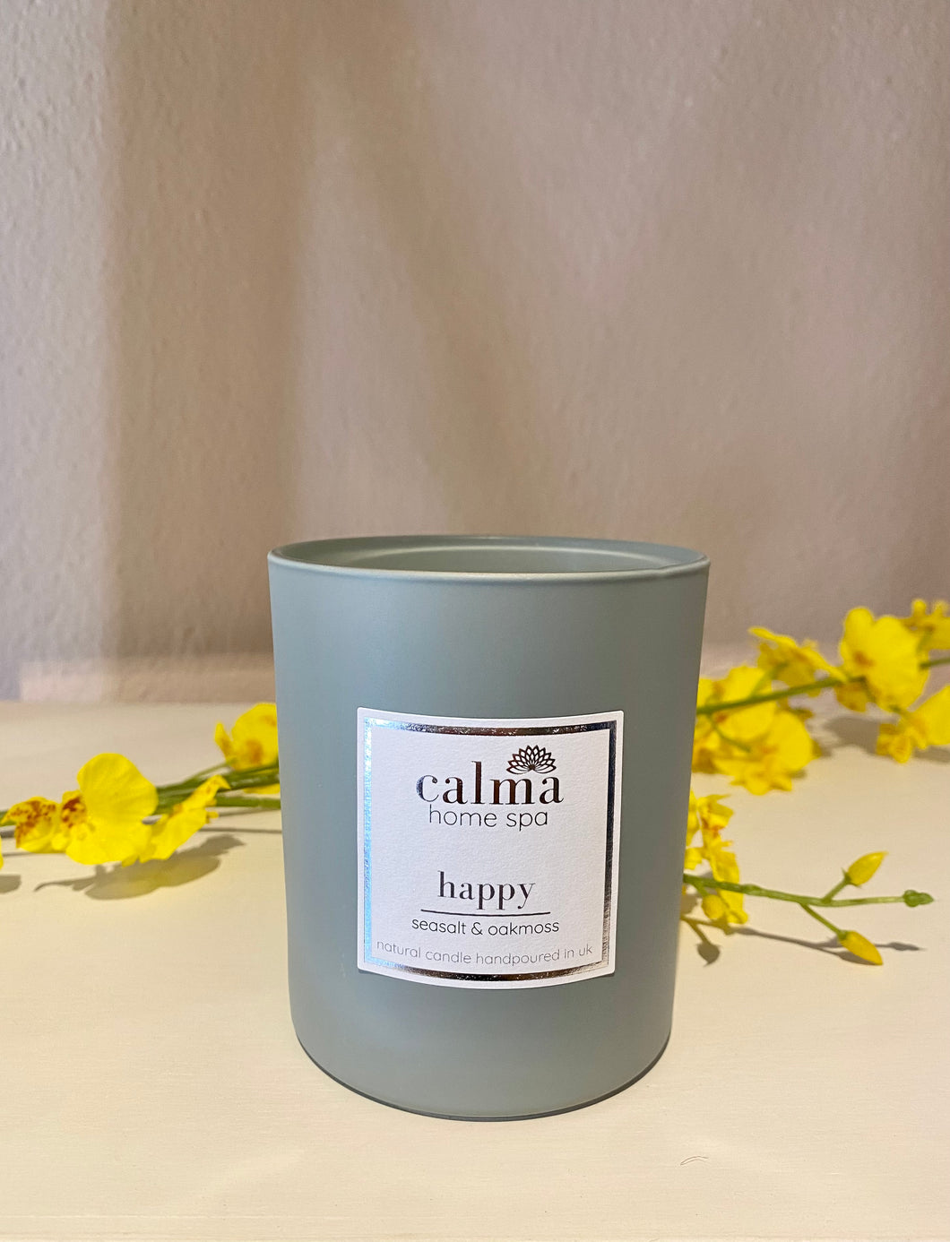 Fresh scented soy wax candle 