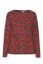Load image into Gallery viewer, ICHI Vera Leo Print Top
