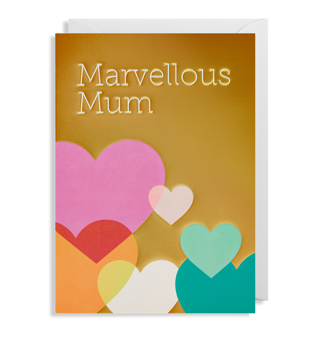 Marvellous Mum  - Greeting Card