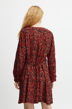 Load image into Gallery viewer, ICHI Vera Leo Print Dress
