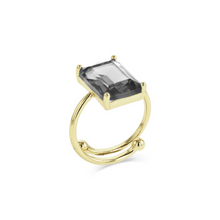 Load image into Gallery viewer, Faceted Gem Adjustable Ring

