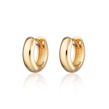 Load image into Gallery viewer, Sterling Silver Chunky Huggie Hoop Earrings
