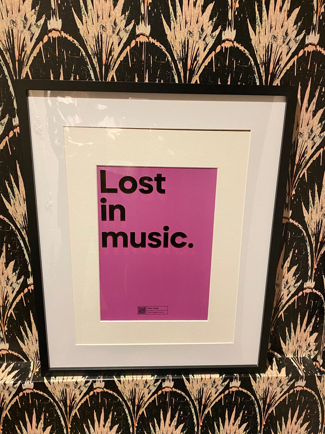 Say It With Songs - Lost In Music Framed Print