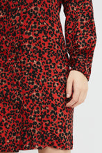 Load image into Gallery viewer, ICHI Vera Leo Print Dress
