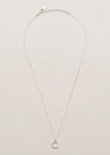 Load image into Gallery viewer, Silver plated moon and star necklace
