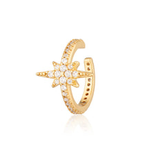 Load image into Gallery viewer, Gold plated  Starburst Ear Cuff
