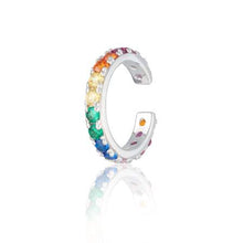 Load image into Gallery viewer, Rainbow Sparkling Ear Cuff - Silver or Gold
