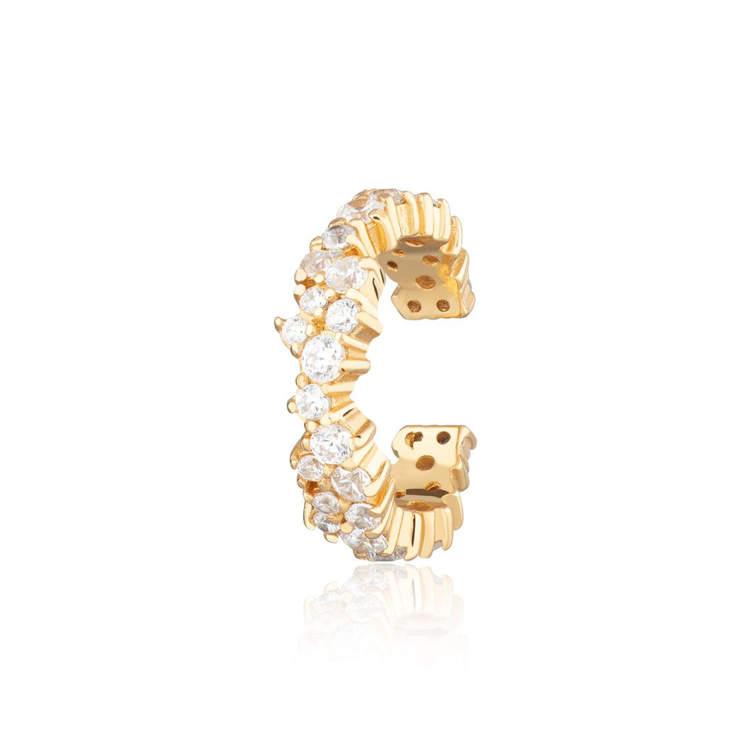 Gold plated Stardust Single Ear Cuff