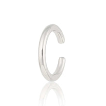 Load image into Gallery viewer, Sterling silver Slim Plain Single Ear Cuff

