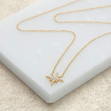 Load image into Gallery viewer, Starburst Necklace Gold or Silver 
