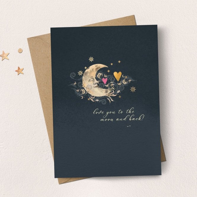 Stephanie Davies Love You to the Moon and Back Card