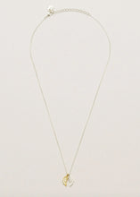 Load image into Gallery viewer, Silver and Gold plated wing necklace 

