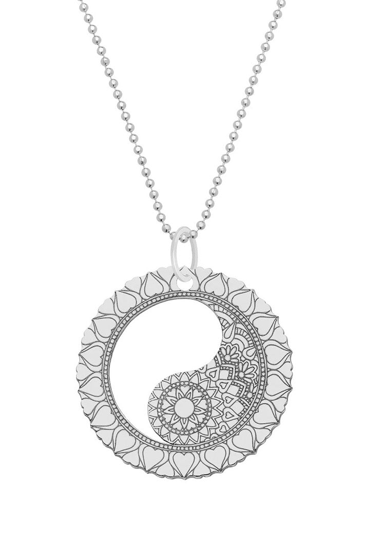 Silver Yin Yang pendant 