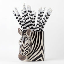 Load image into Gallery viewer, Quail Zebra Pencil Pot
